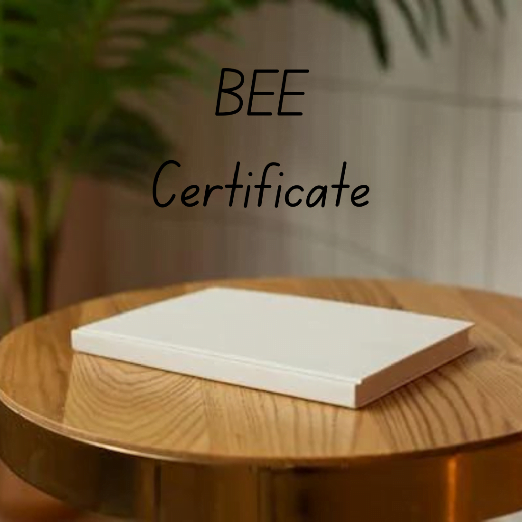 BEE Certificate