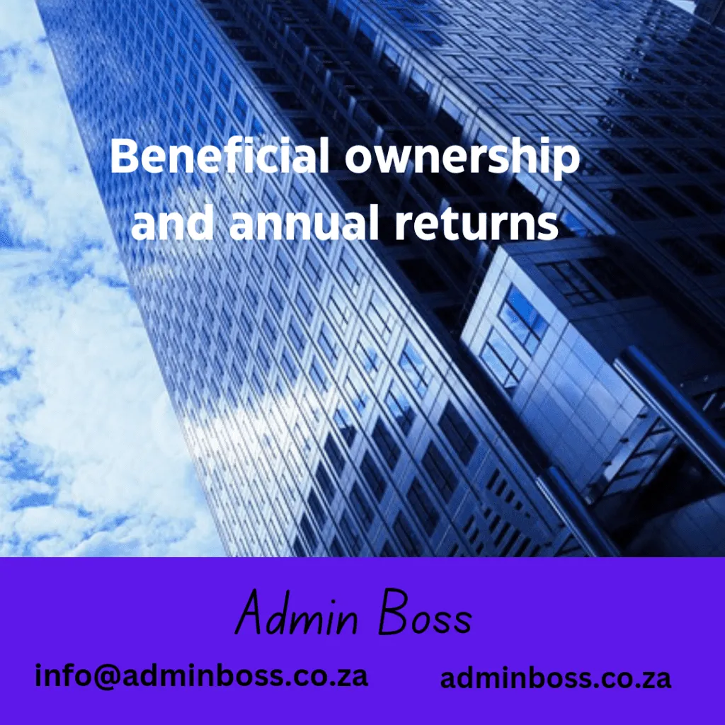 beneficial ownership and annual returns at CIPC