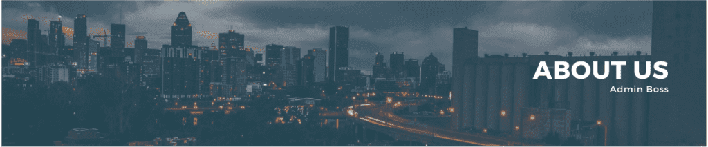 About us 1 Admin Boss - About us