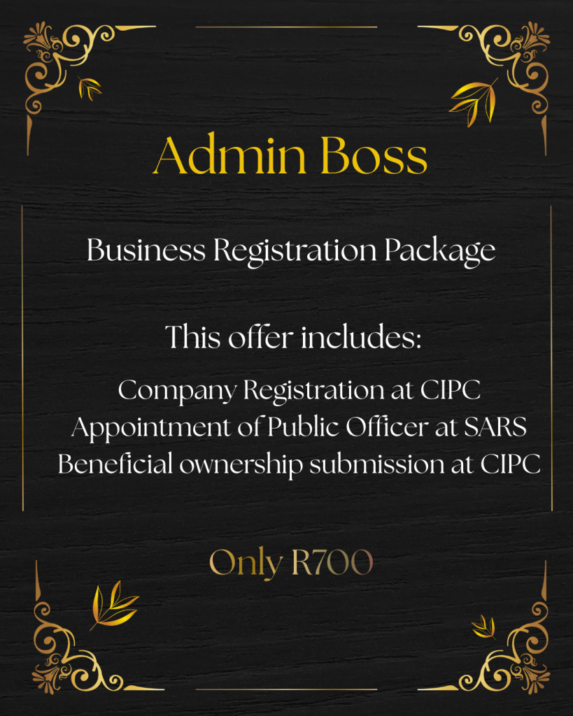Business registration package south africa