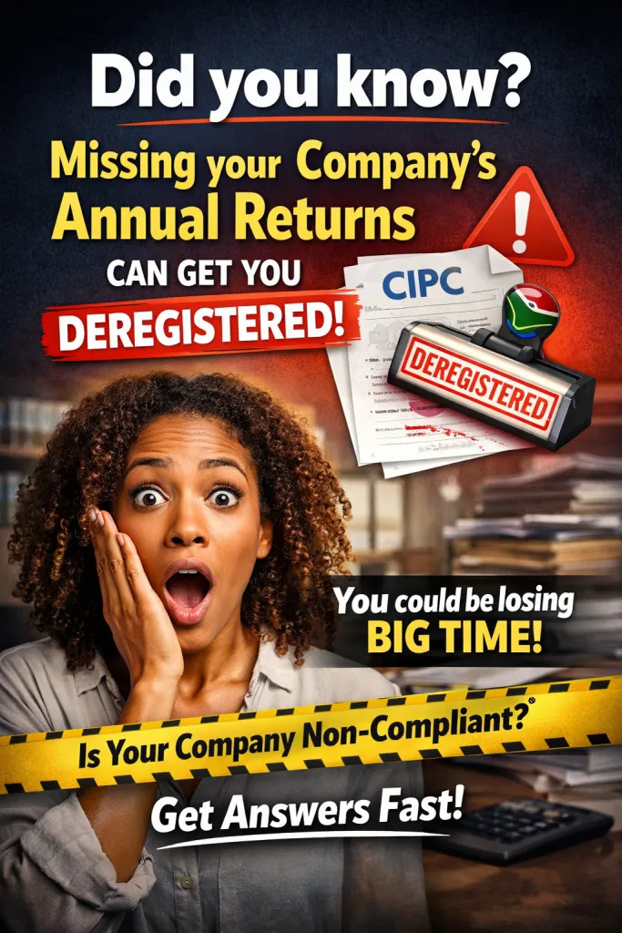 Outstanding annual returns check for South African companies