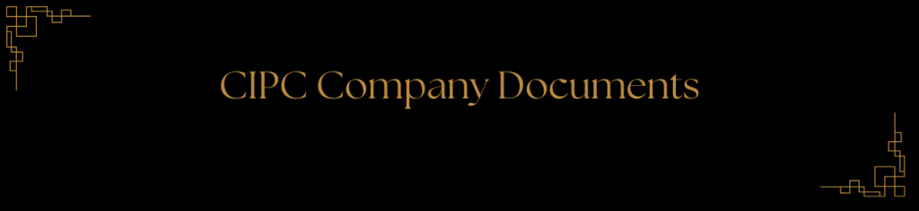 CIPC company documents
