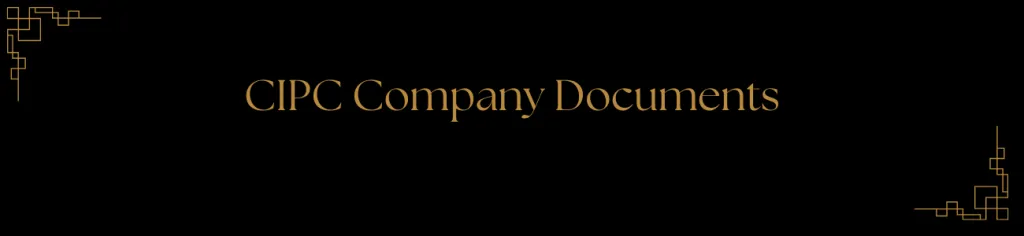 CIPC company documents