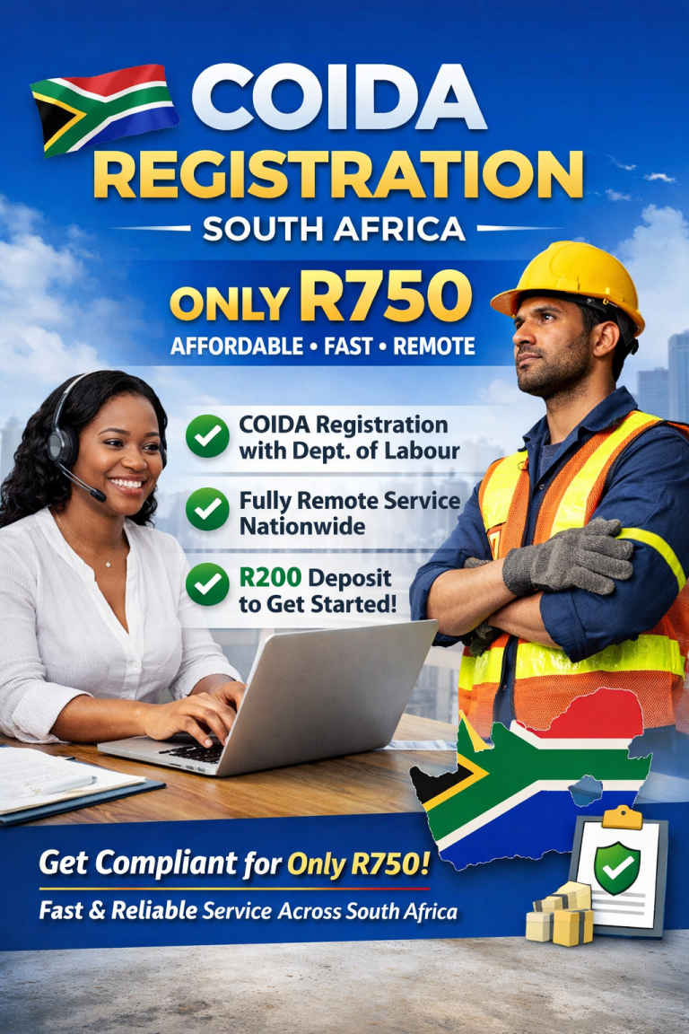 COIDA Registration South Africa | AdminBoss