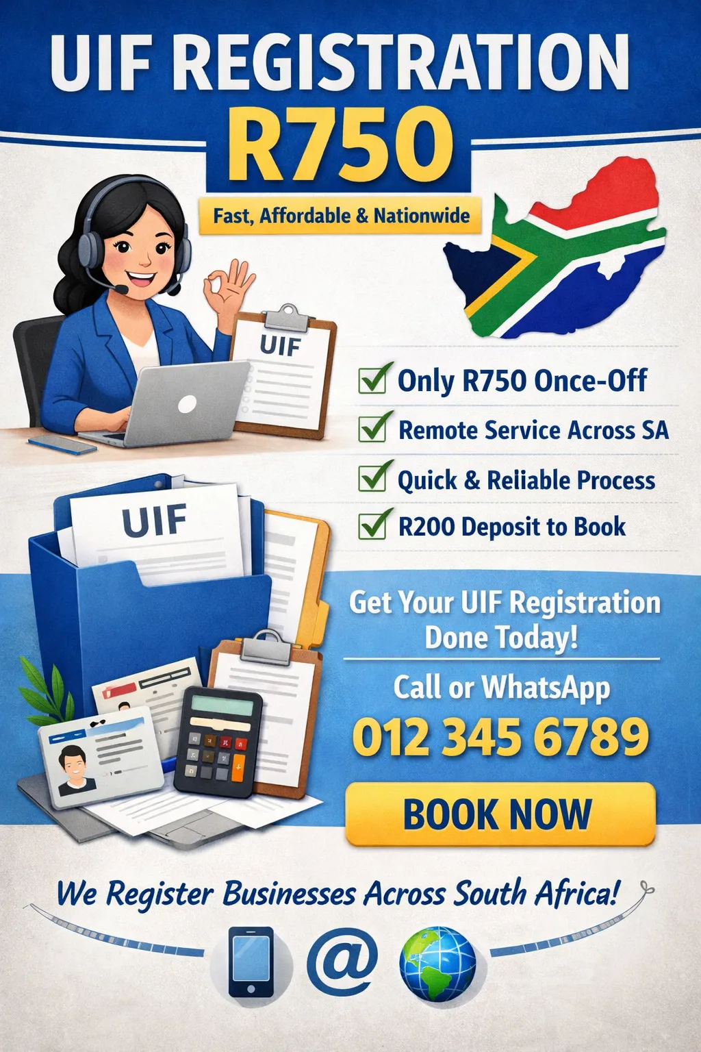 UIF and COIDA Registration South Africa - Admin Boss