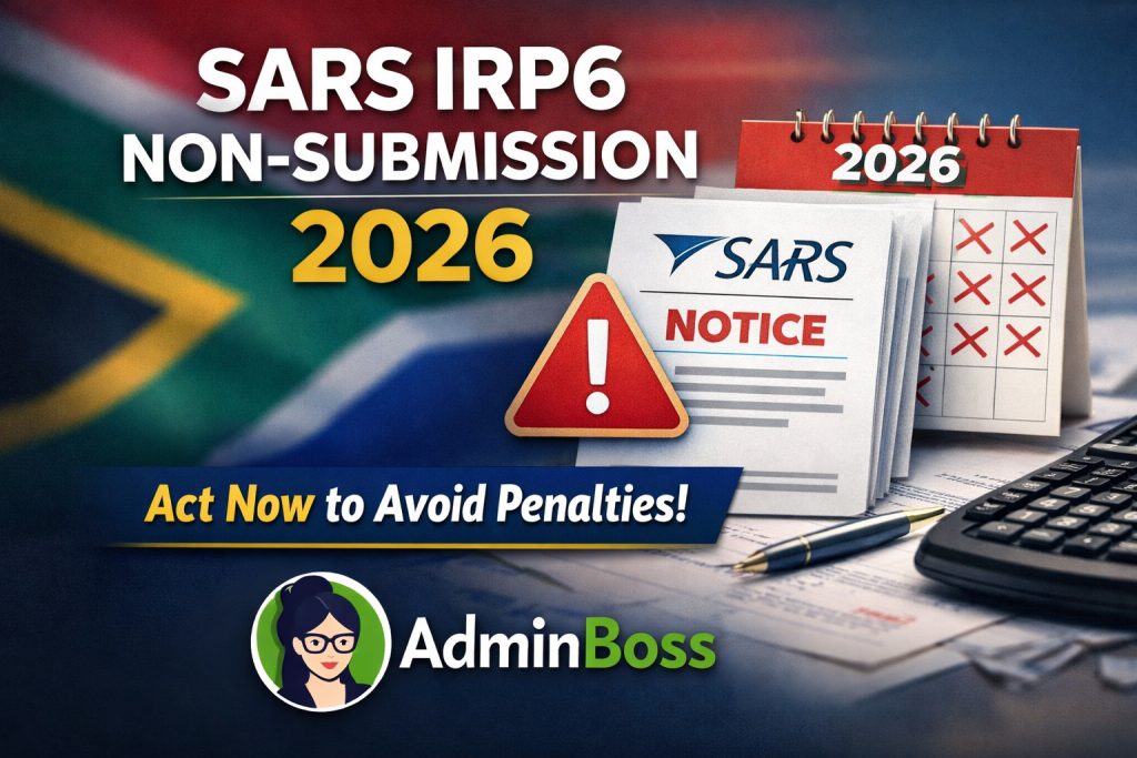SARS IRP6 non submission 2026