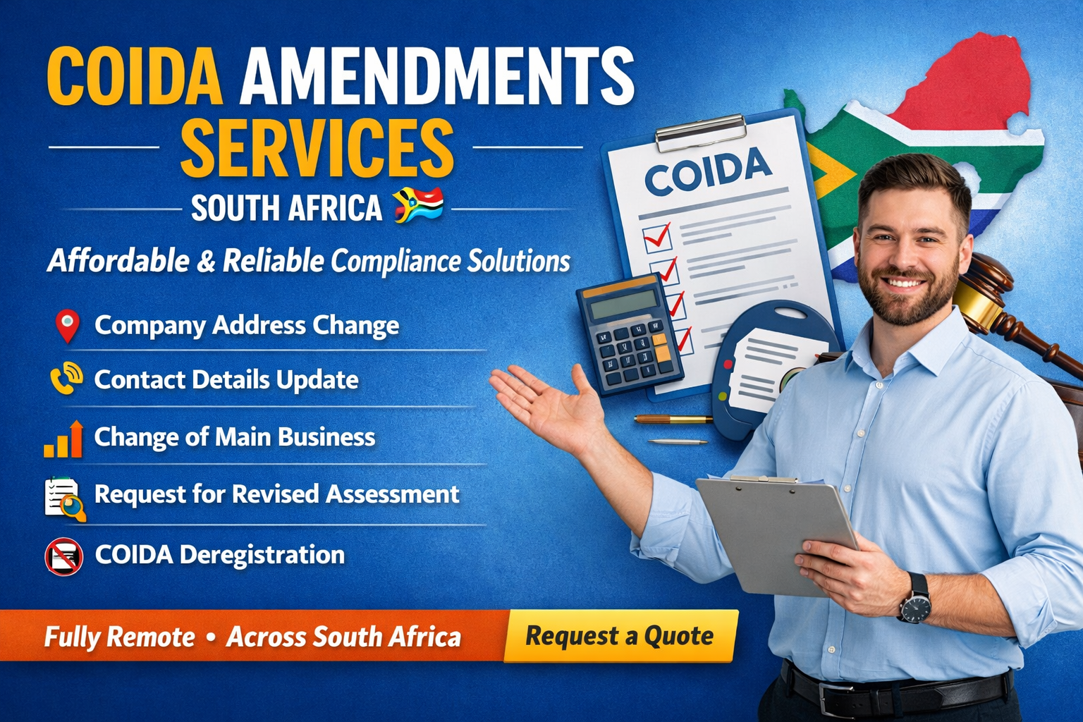 COIDA Amendments & Employer Support Services in South Africa
