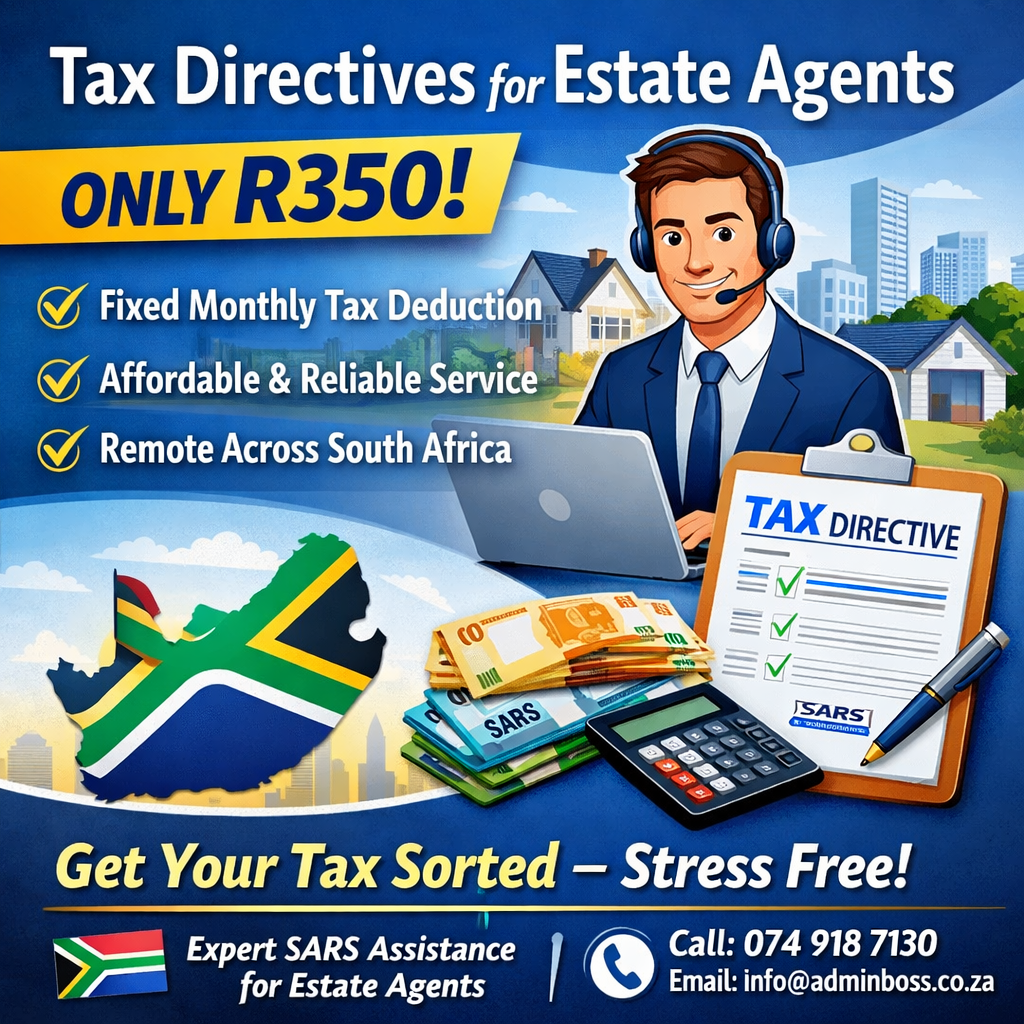 tax directive estate agents