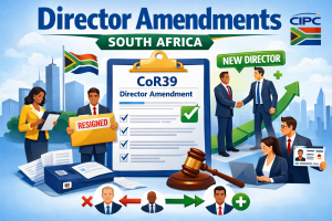 Director amendments South Africa CIPC add or remove company directors