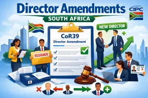 Director amendments South Africa CIPC add or remove company directors