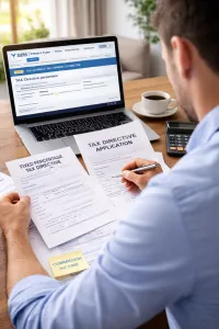 South African taxpayer applying for fixed percentage tax directive