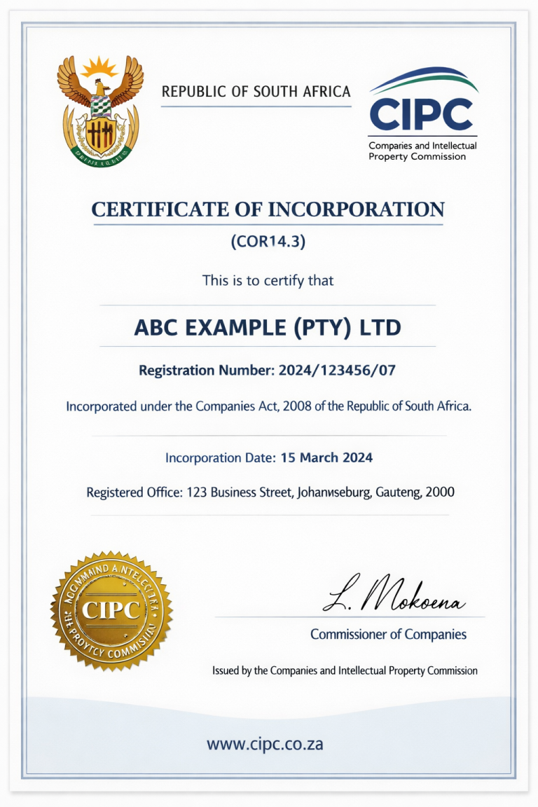 Company Registration South Africa | AdminBoss