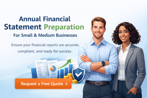 Annual financial statement preparation service for small and medium businesses in South Africa