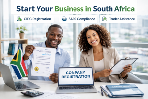 South African entrepreneurs starting a company with CIPC company registration and business compliance services