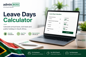 Leave Days Calculator for South African employees and employers showing annual leave, sick leave, maternity leave and parental leave entitlements under the BCEA
