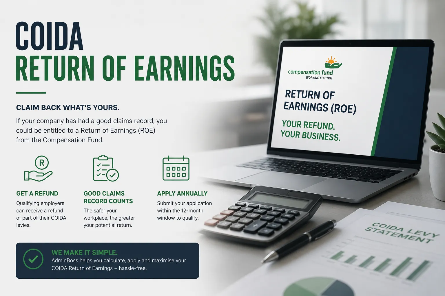 COIDA ROE submission services overview for Hammanskraal employers