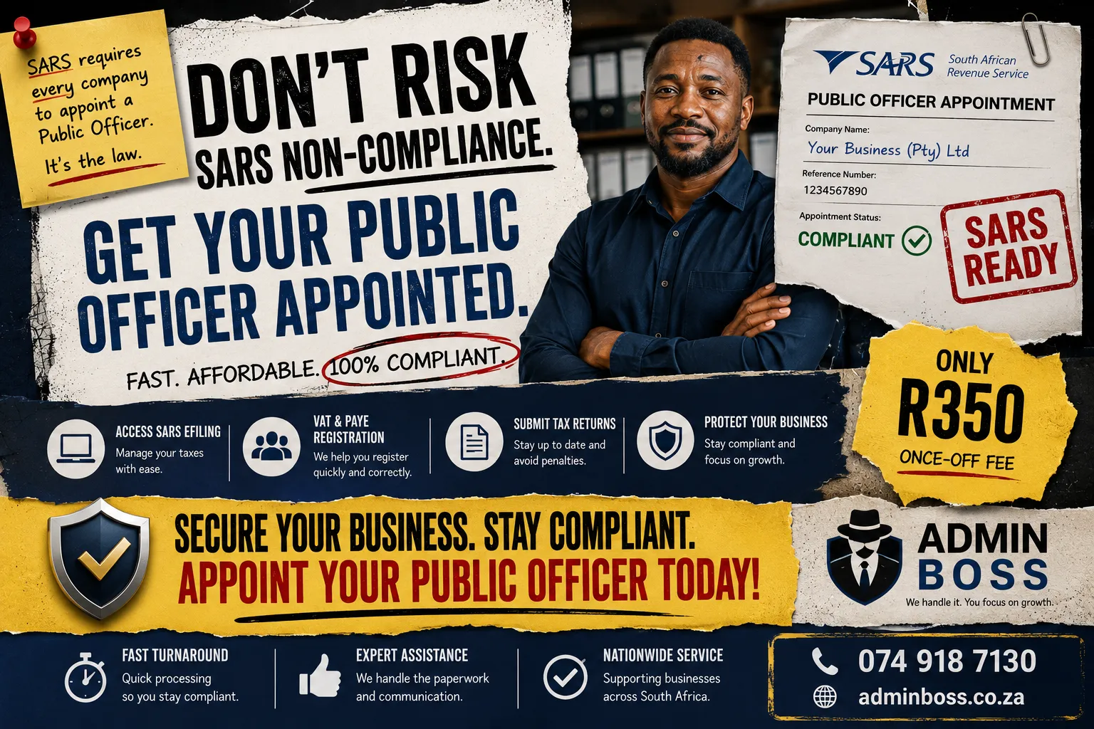 SARS Public Officer appointment process for Giyani companies - Admin Boss