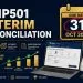 EMP501 interim reconciliation banner with calendar showing the 31 October 2026 SARS deadline